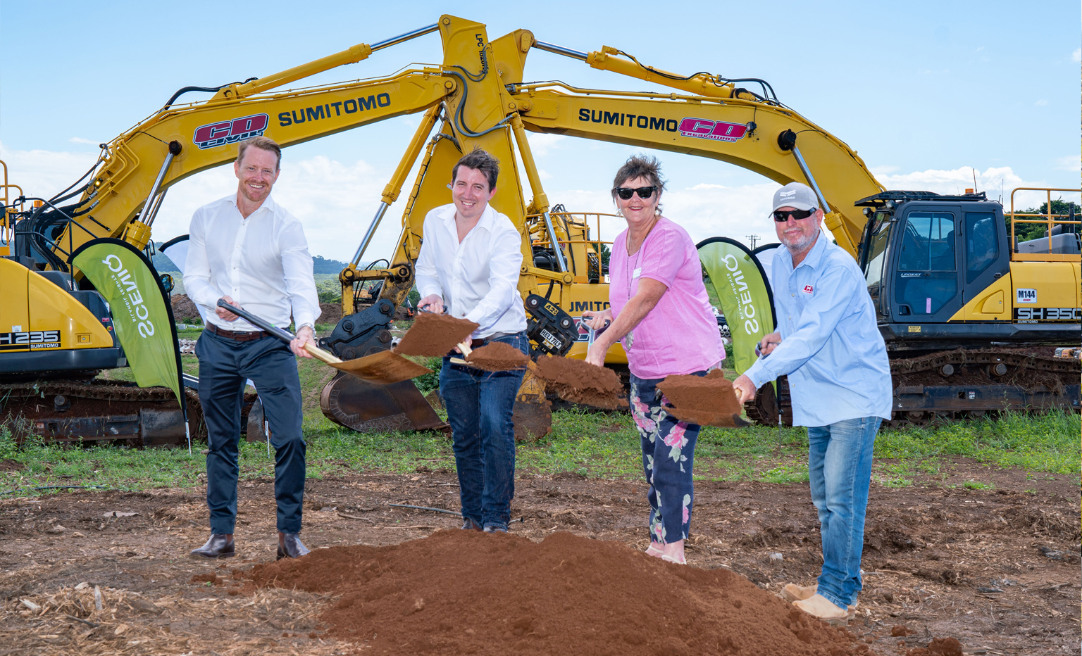 Sod Turning Tweed Shire Bilambil