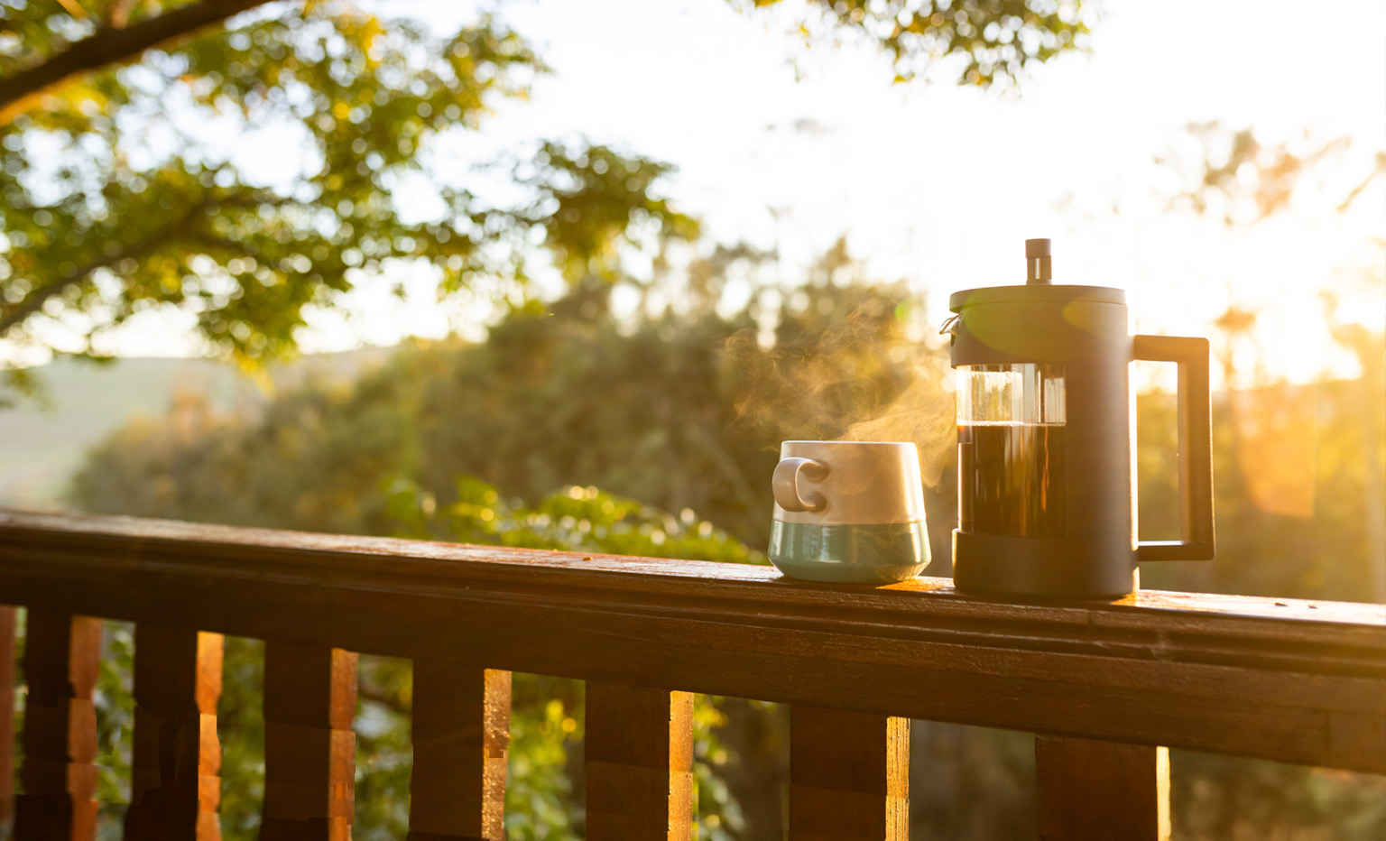 balcony with hinterland views