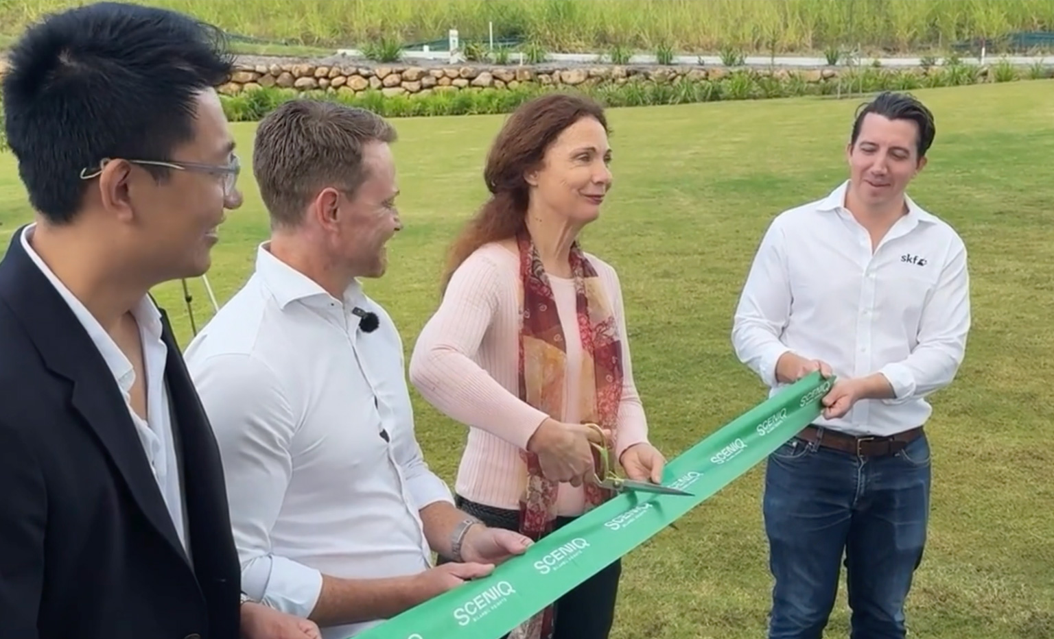 Ribbon Cutting by Tweed Mayor at Sceniq Park